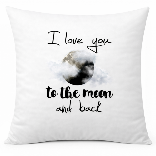 Poduszka - I love You to the moon and back