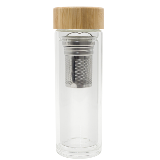 Butelka dwuścienna z zaparzaczem - 400 ml