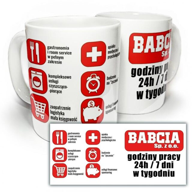 Kubek - Babcia Firma Roku