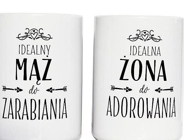 Komplet Kubków dla Żony i Męża