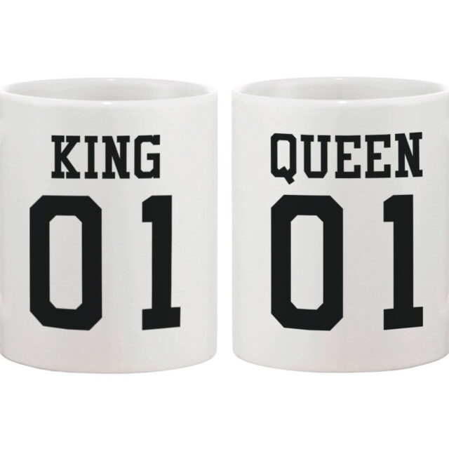 Komplet 2 szt. kubków - King 01 & Queen 01
