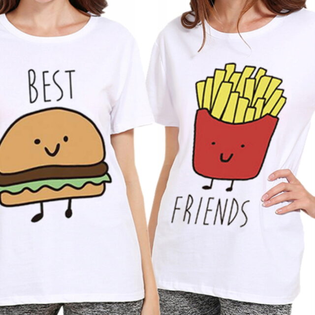 Zestaw koszulki 2 szt. dla Przyjaciółek - Best Friends