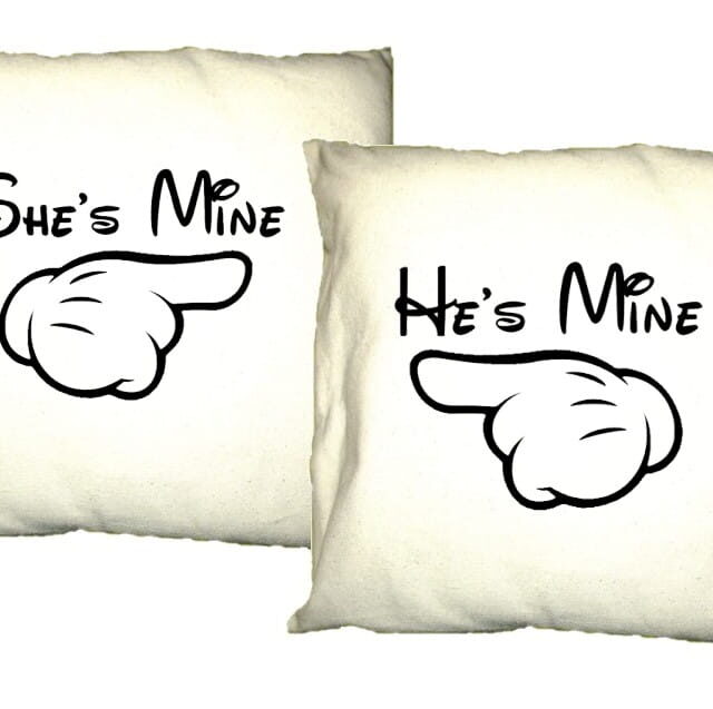 Zestaw poduszek ~ She's / He's Mine