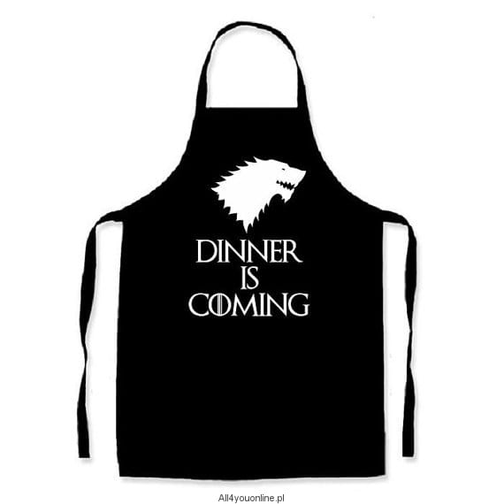 Fartuch kuchenny - Dinner is Coming - Gra o Tron