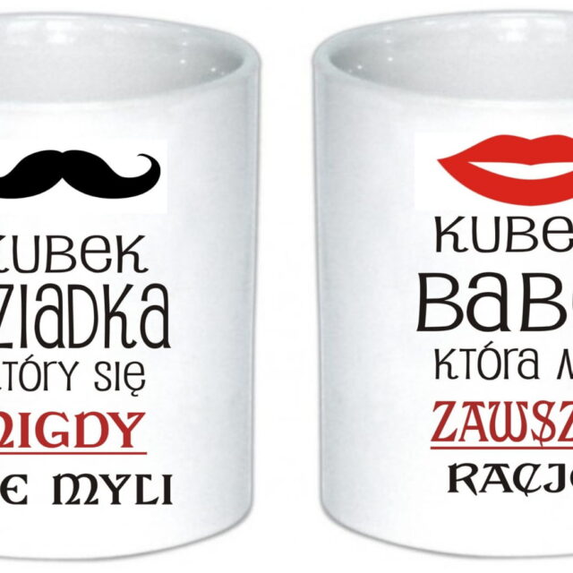 Kubki dla  Babci i Dziadka