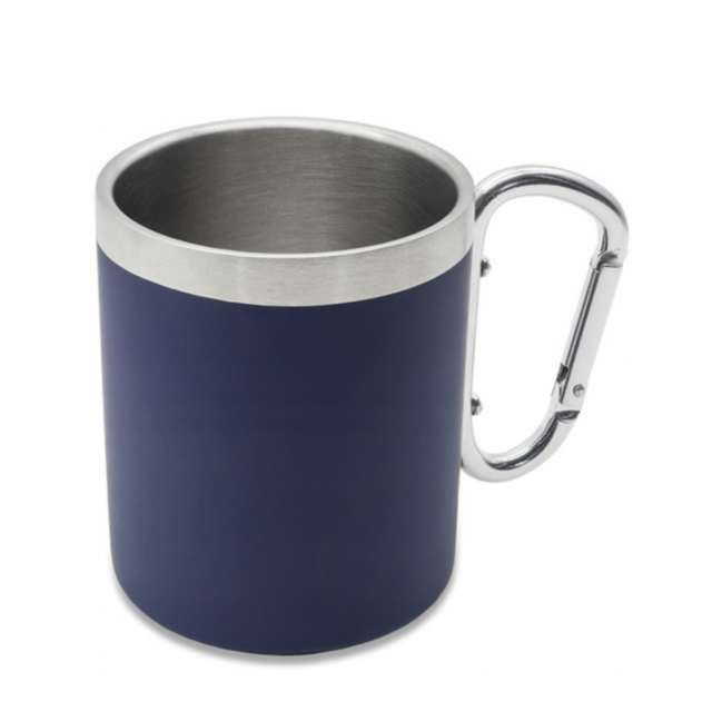 Kubek stalowy Magaro 300 ml, granatowy
