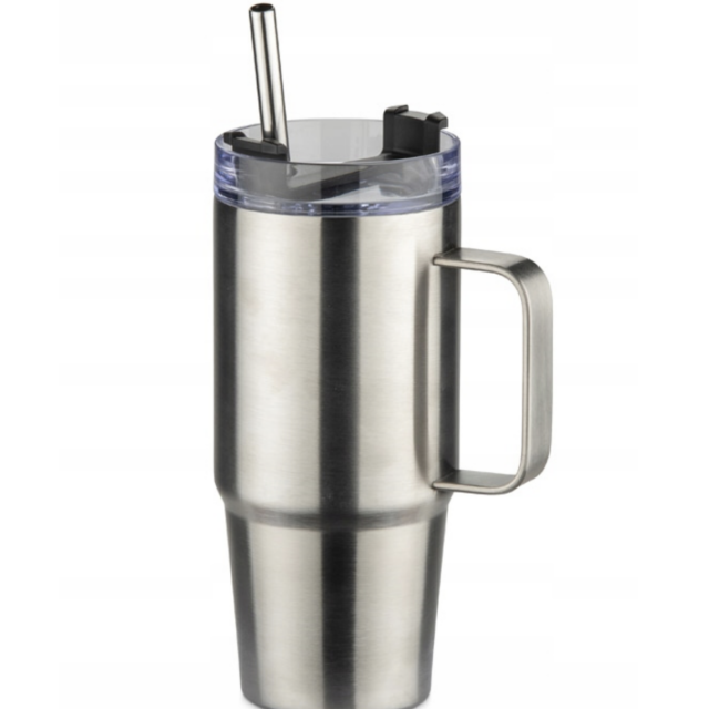 Kubek termiczny, srebrny - 450 ml