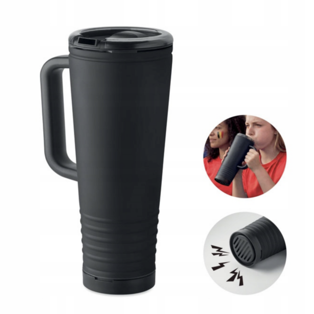 Kubek kibica, podwójne ścianki, megafon - 700 ml