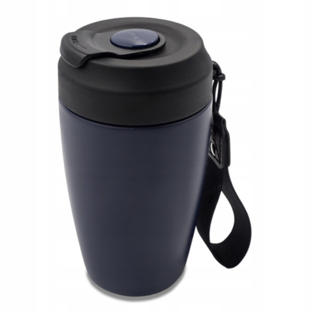 Pojemnik, kubek próżniowy - 380 ml - granatowy