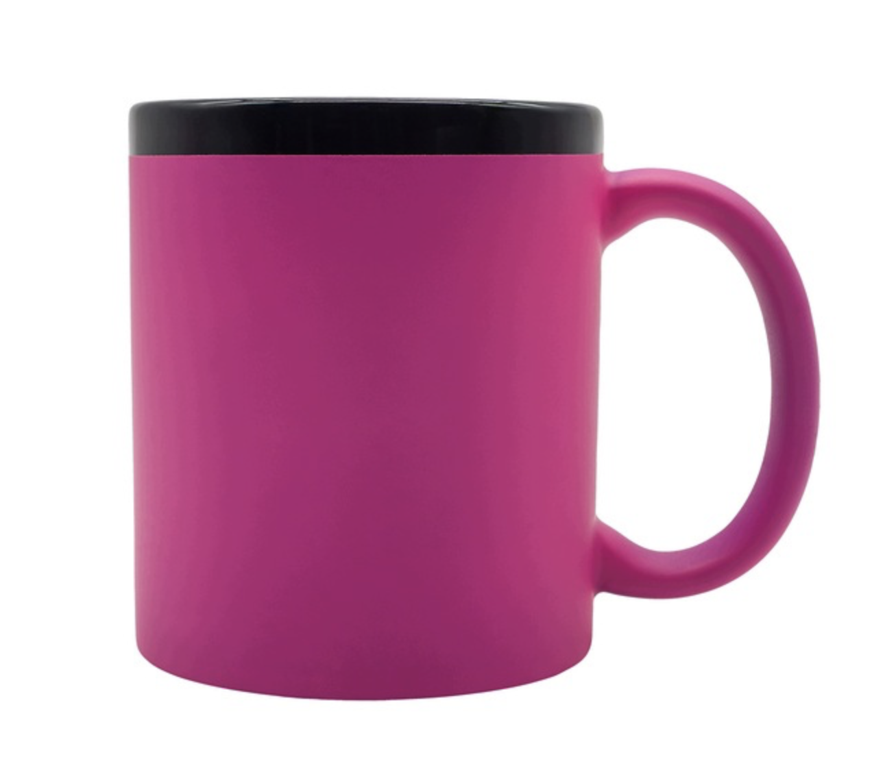 Kubek ceramiczny, magenta - 350 ml