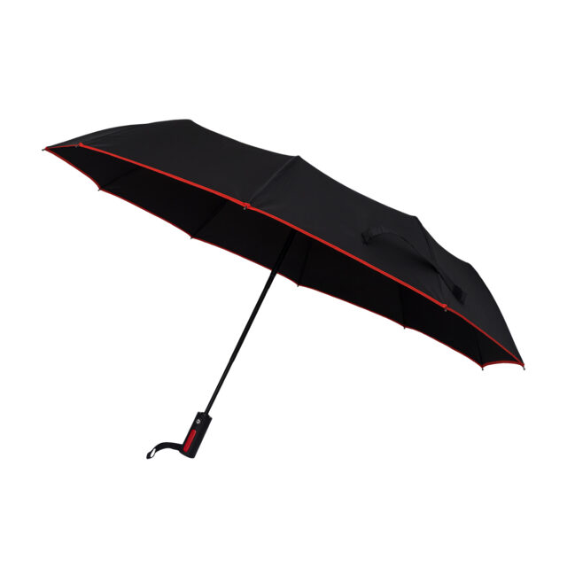 Parasol składany Clarimo, czerwony