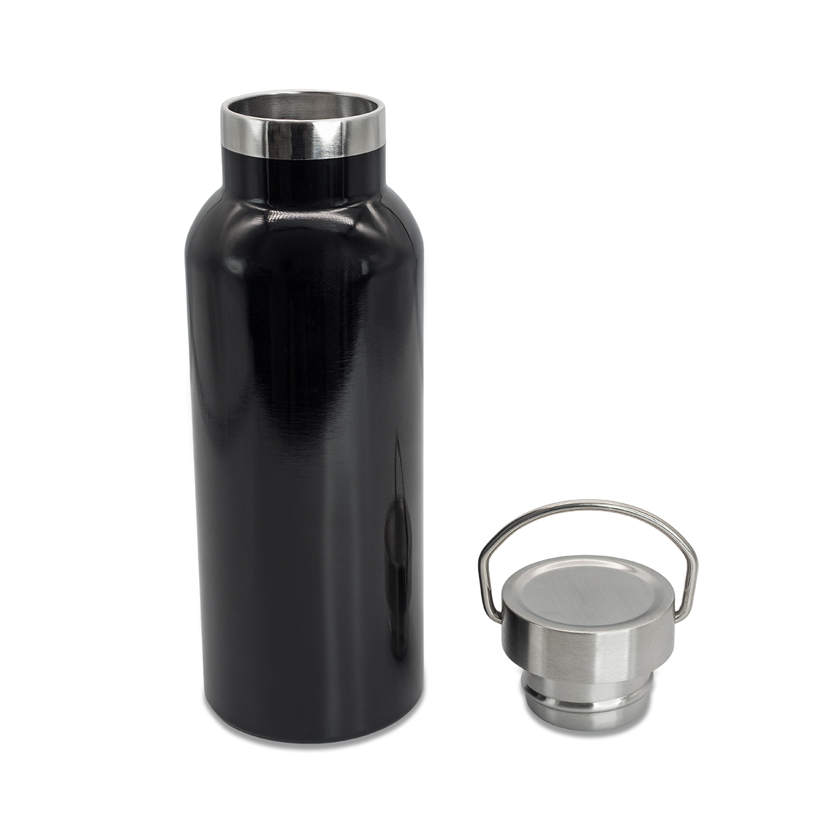 Butelka termiczna Timra 500 ml, czarny - obrazek 2