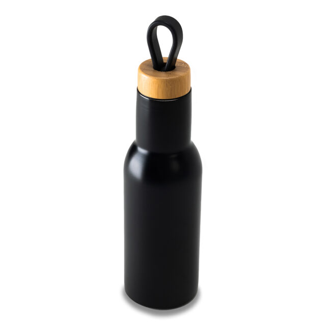 Butelka termiczna Lome 400 ml, czarny