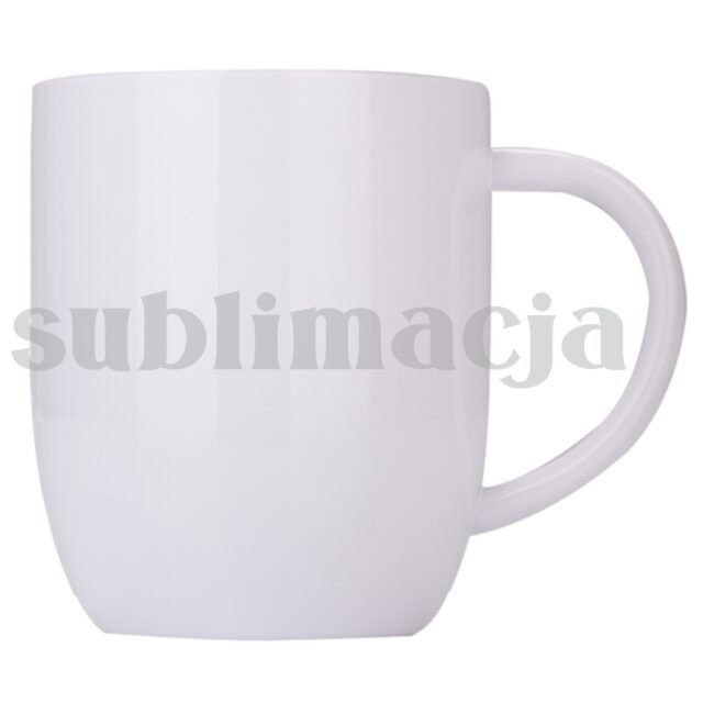 Kubek stalowy Day Alis z powłoką sublimacyjną 350 ml, biały