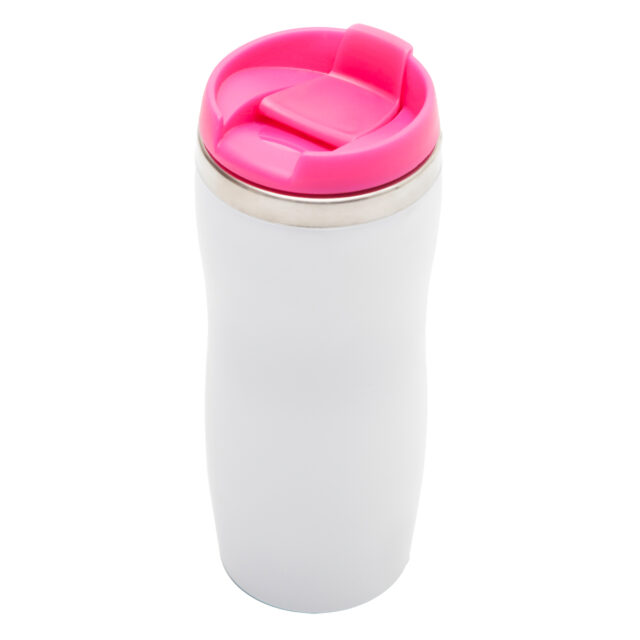 Kubek termiczny Askim 350 ml, różowy