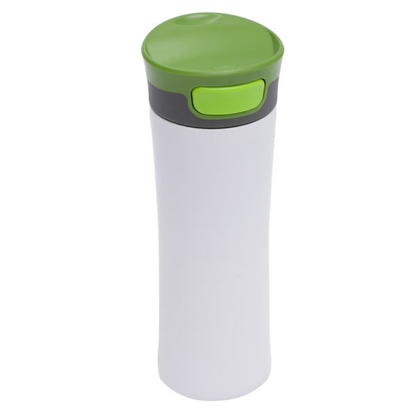 Kubek termiczny Telescope 430 ml, biały/zielony