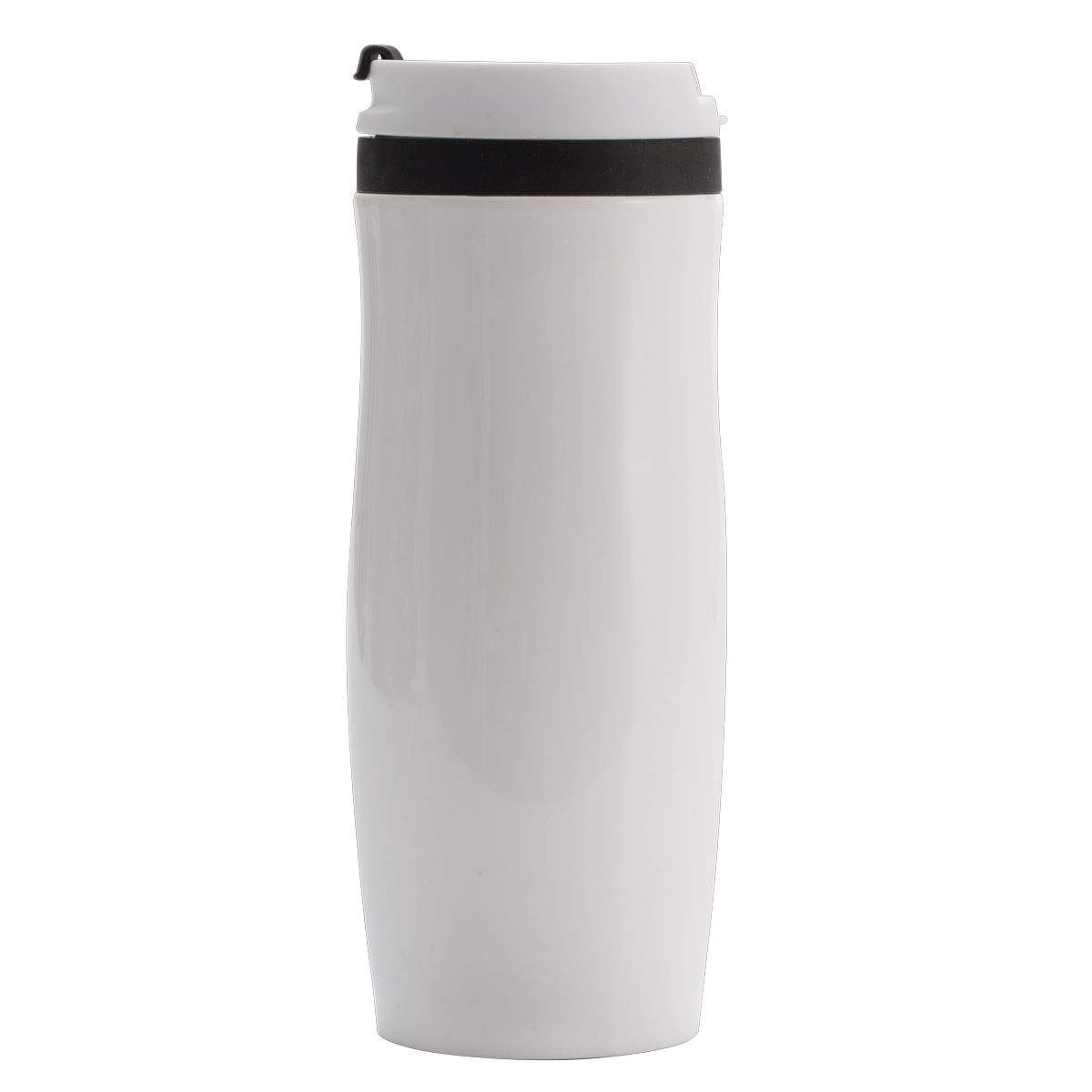 Kubek termiczny Viki 390 ml, czarny/biały - obrazek 5