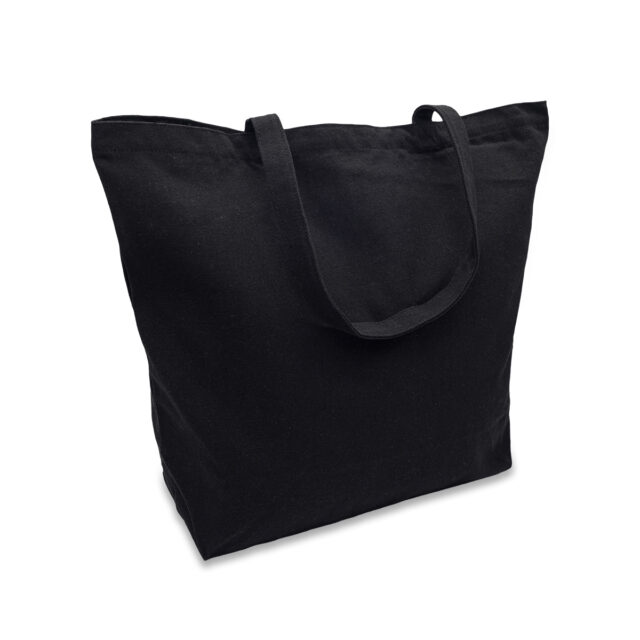 Torba z bawełny 340g/m2 Kinia, czarny