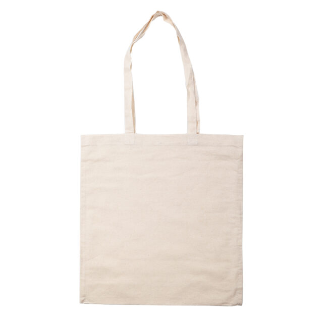Torba bawełniana 140 g/m2 - długie uszy, beżowy