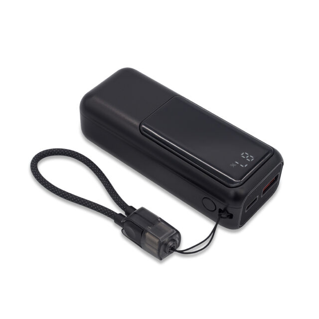 Power bank 10000 mAh 22,5W Flexipower, czarny