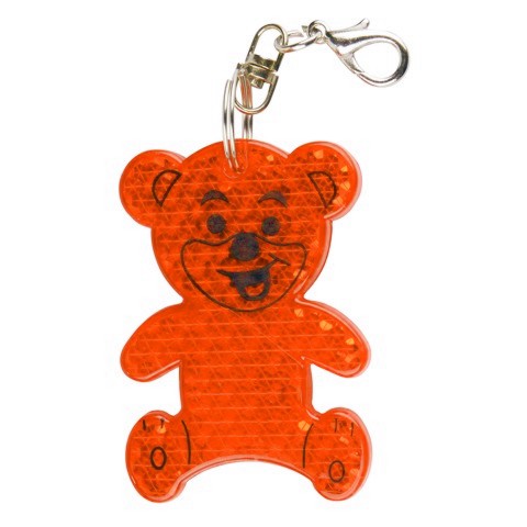 Brelok Teddy, pomarańczowy