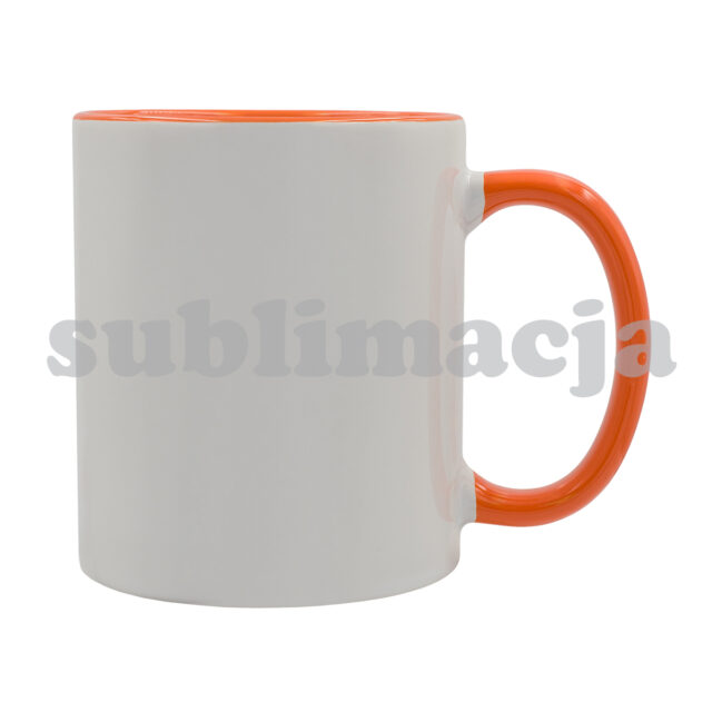 Kubek z powłoką sublimacyjną Gaeta 330 ml, pomarańczowy