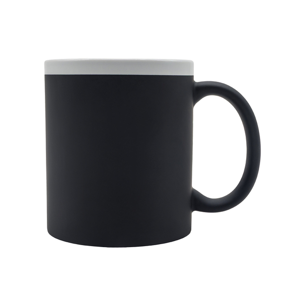 Kubek ceramiczny Velutti 350 ml, czarny