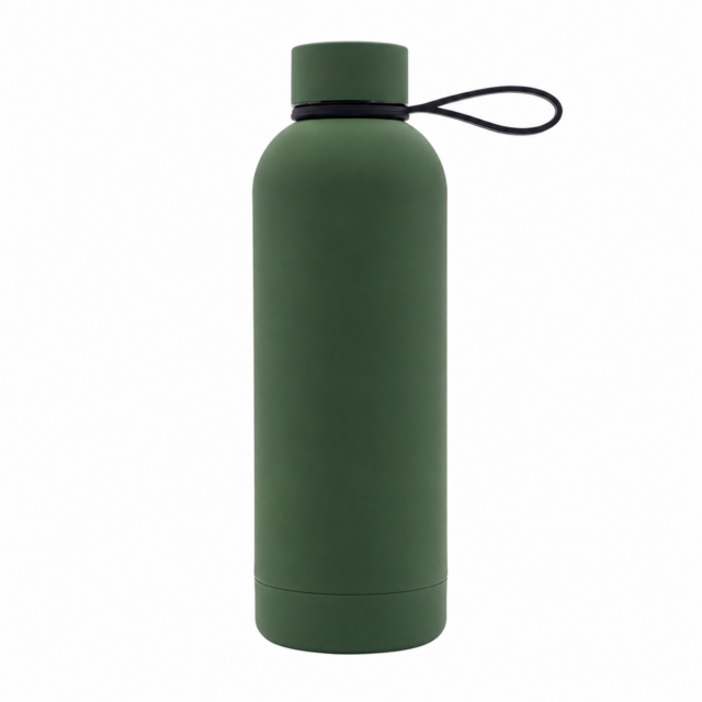 Butelka termiczna z uchwytem Mendoza Duo 500 ml, ciemny zielony
